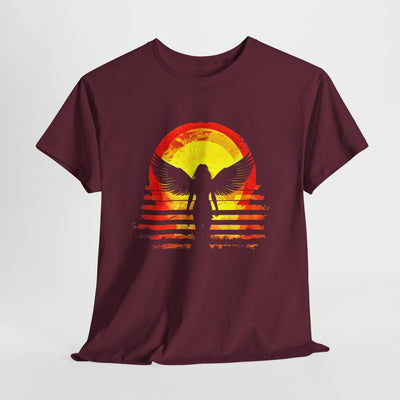 Angel Sunset T-shirt design