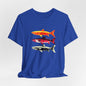 Three Warhol Style Herring Fish T-shirt design