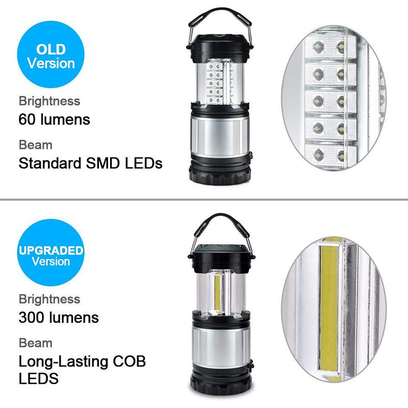 Portable Emergency Camp Portable Tent Light COB 1 Flashlight
