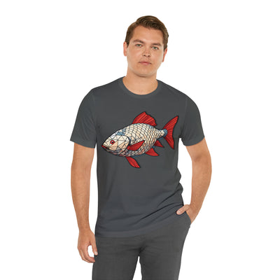 Fishy art collection: Rudd fish triangulation