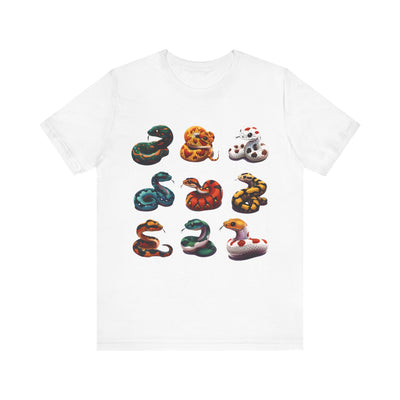 Nine Colorful Snakes T-shirt design