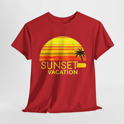 Bright Contrast Sunset T-Shirt – Vibrant Color Graphic Tee for Bold Style! Designer's choice!