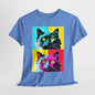 Warhol Style Pop-Art Cats T-shirt design