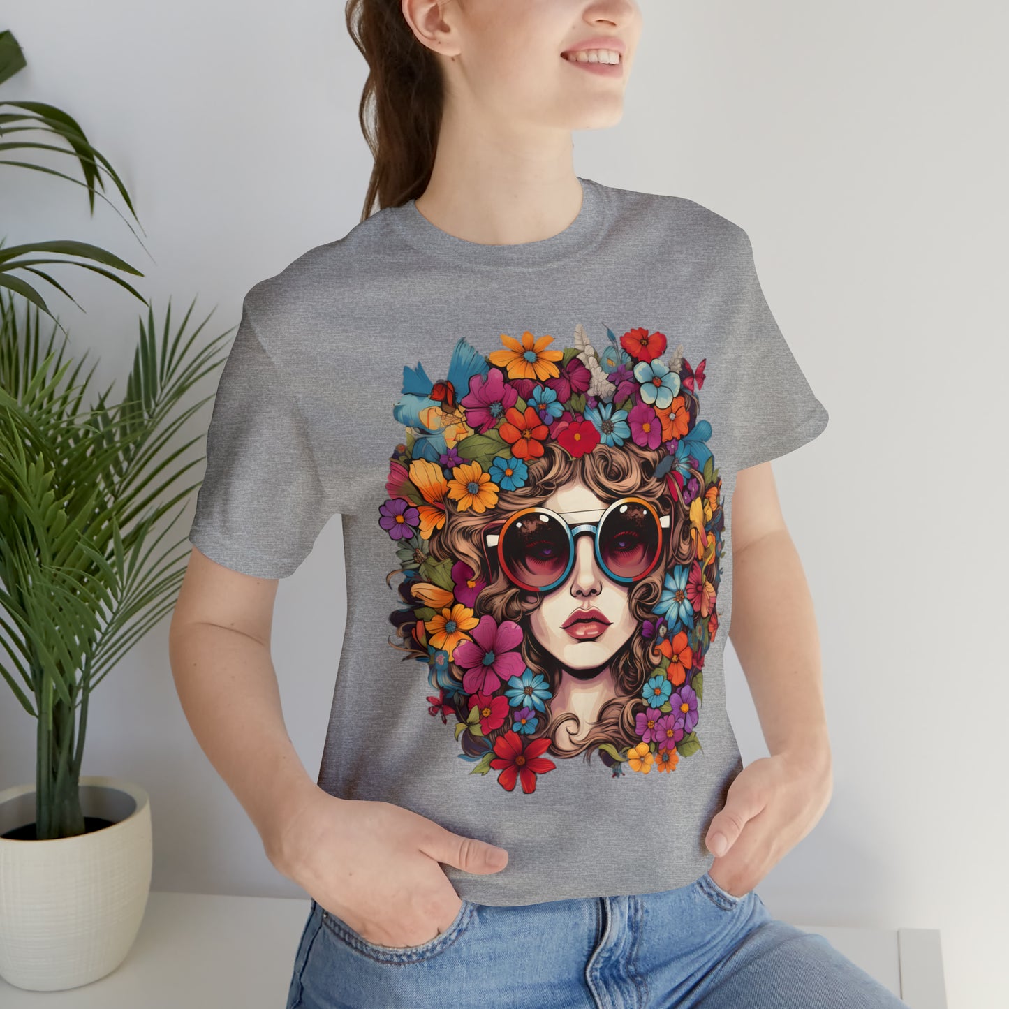 Flower power collection: Flower Power Girl Art