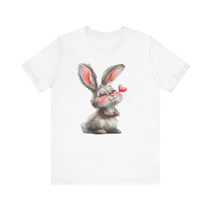 Love Bunny With a Heart T-shirt desing