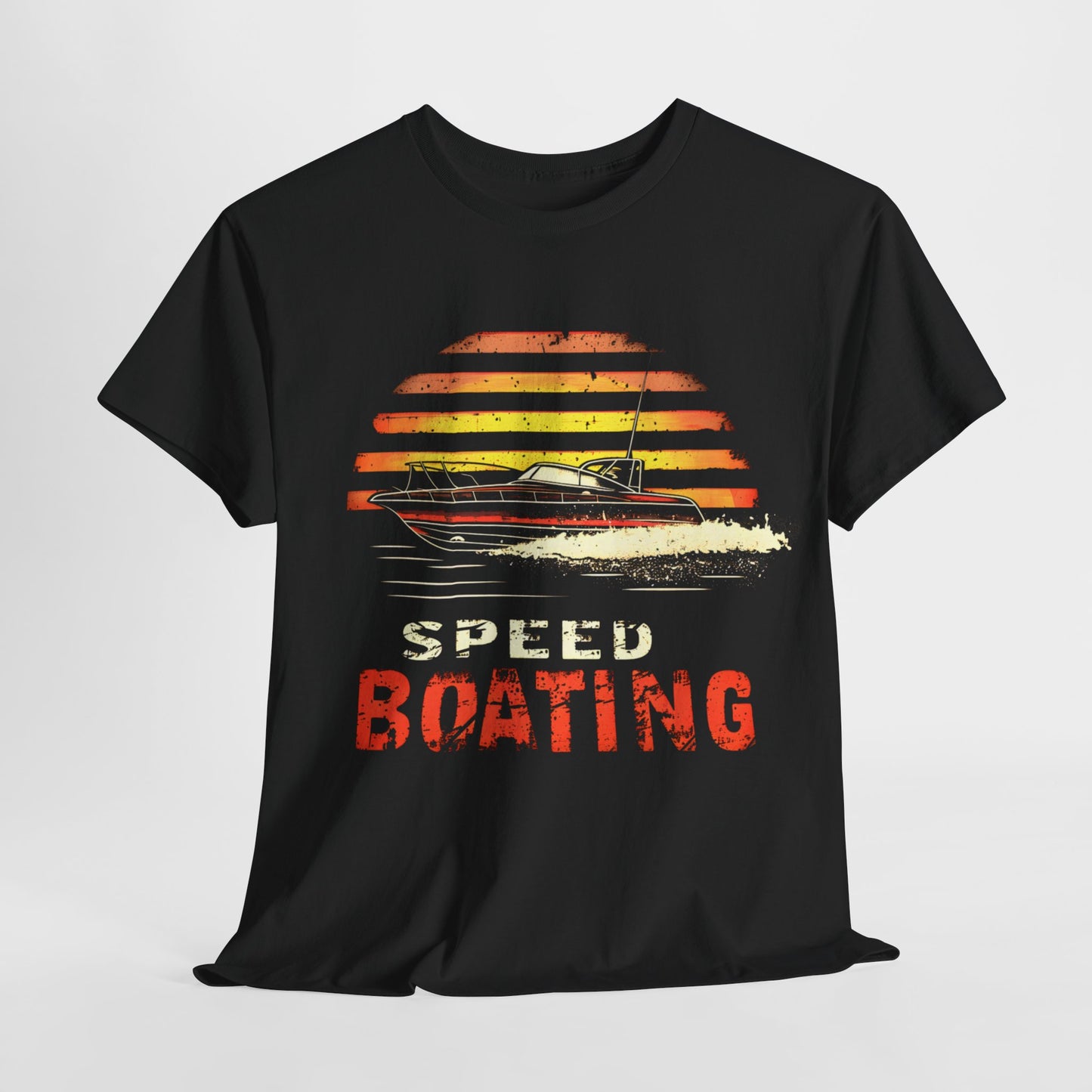 "Speed Boating Nautical T-Shirt - High-Octane Marine Adventure Design"