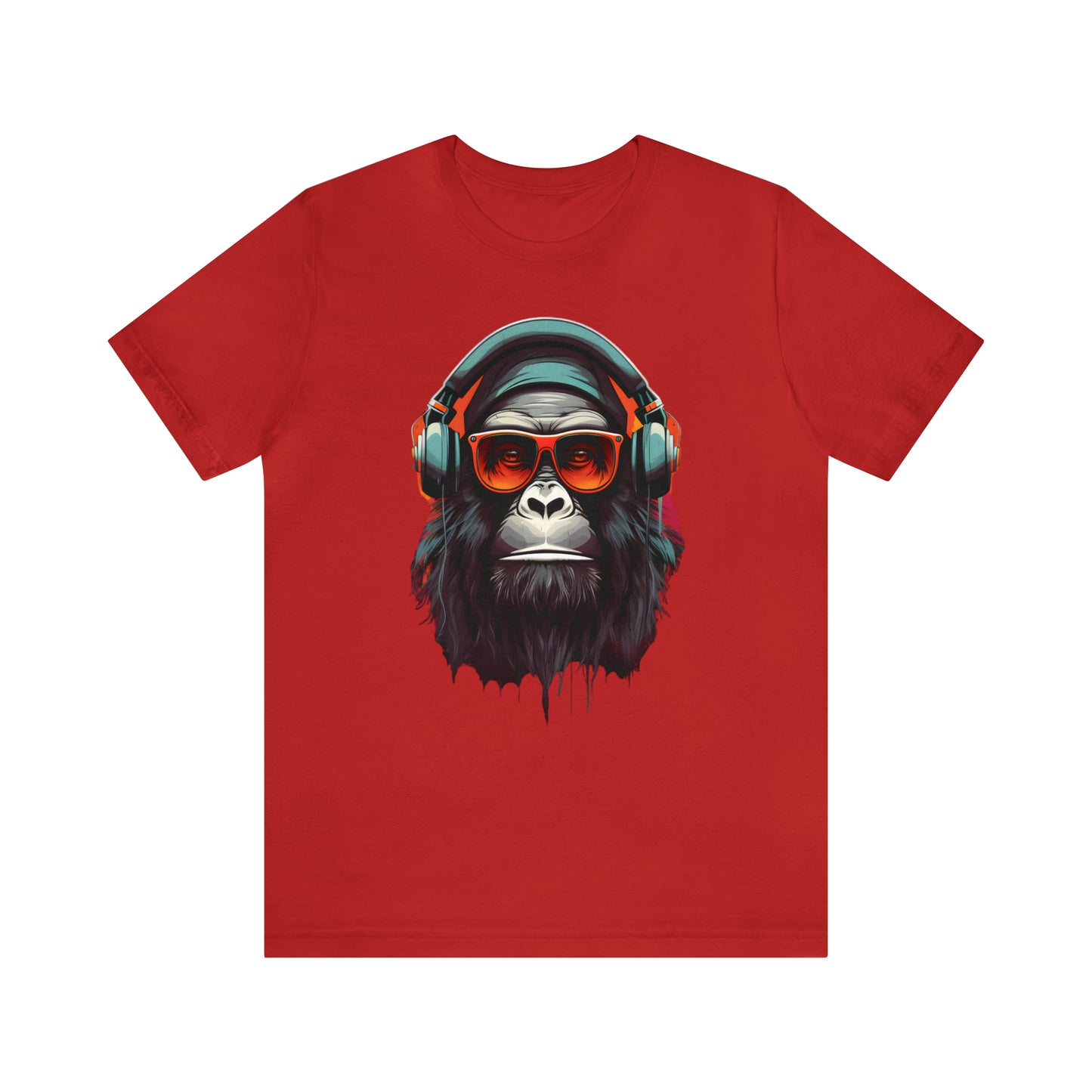 Apes design collection: Funky Gorilla in headphones