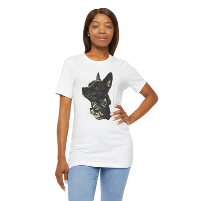 Cat and Dog T-shirt design