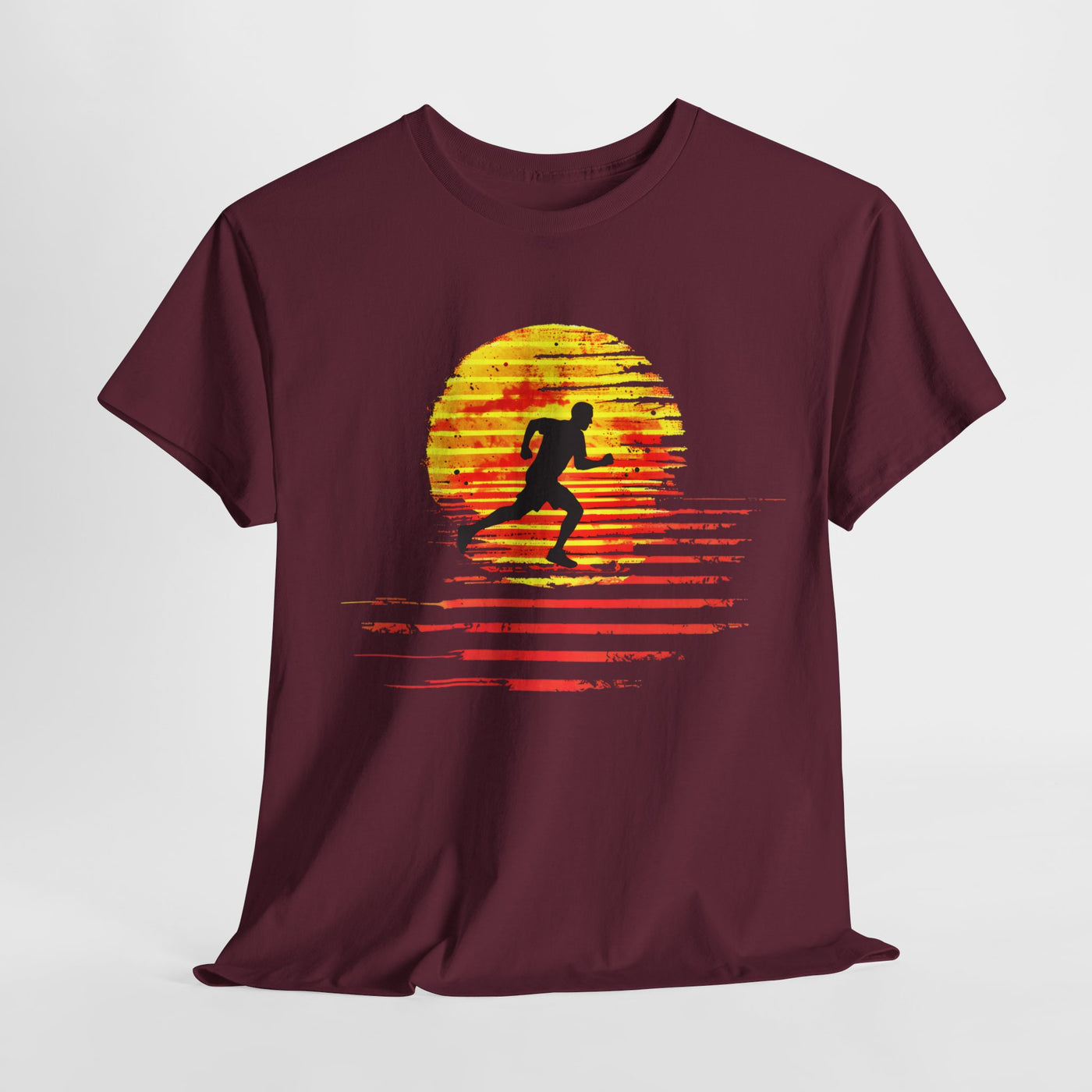 Sunset Running Man T-shirt design