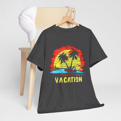 Sunset Vacation Island T-Shirt – Tropical Paradise Vibes