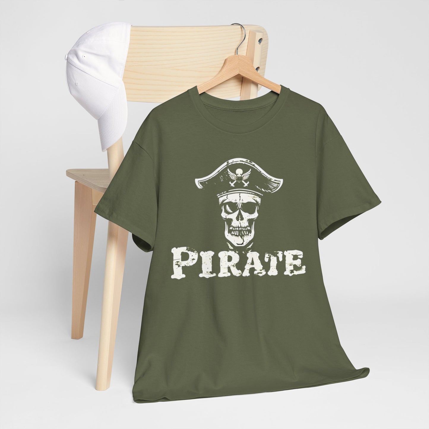 "Skull Captain Pirate" Maritime T-Shirt