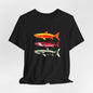 Three Warhol Style Herring Fish T-shirt design