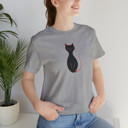 Beloved cats: Black and Red Cat Art