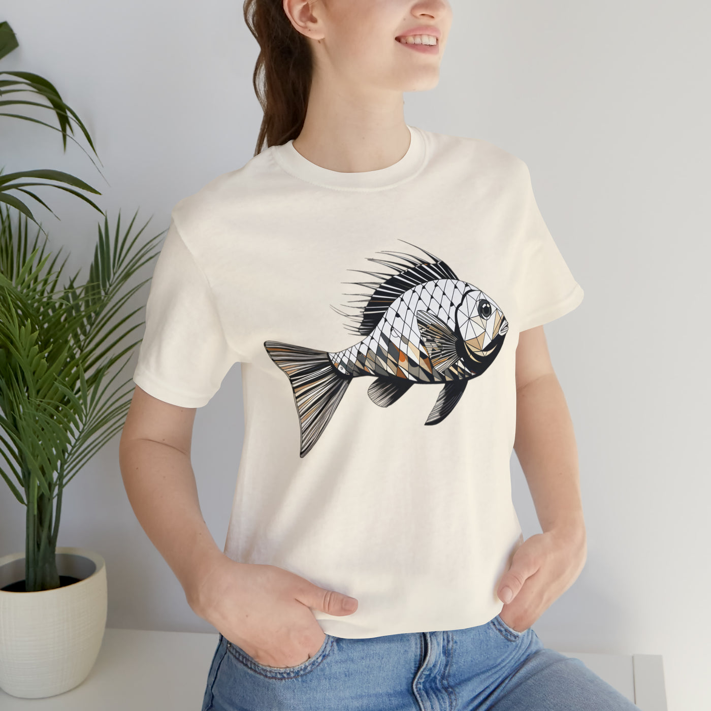 Fishy art design: Tilapia triangulation design