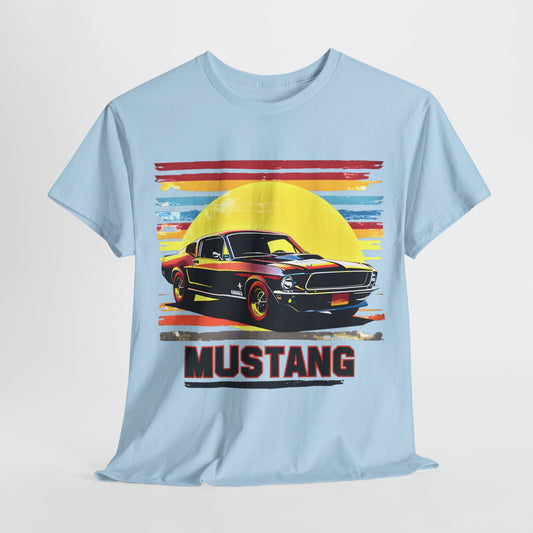 Classic Mustang Sunset T-Shirt