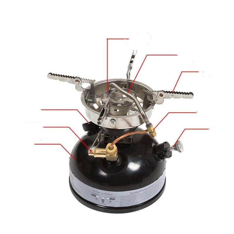 Outdoor Portable Integrated Windproof Stove