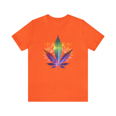 Cannabis art collection: Rainbow cannabis leaf