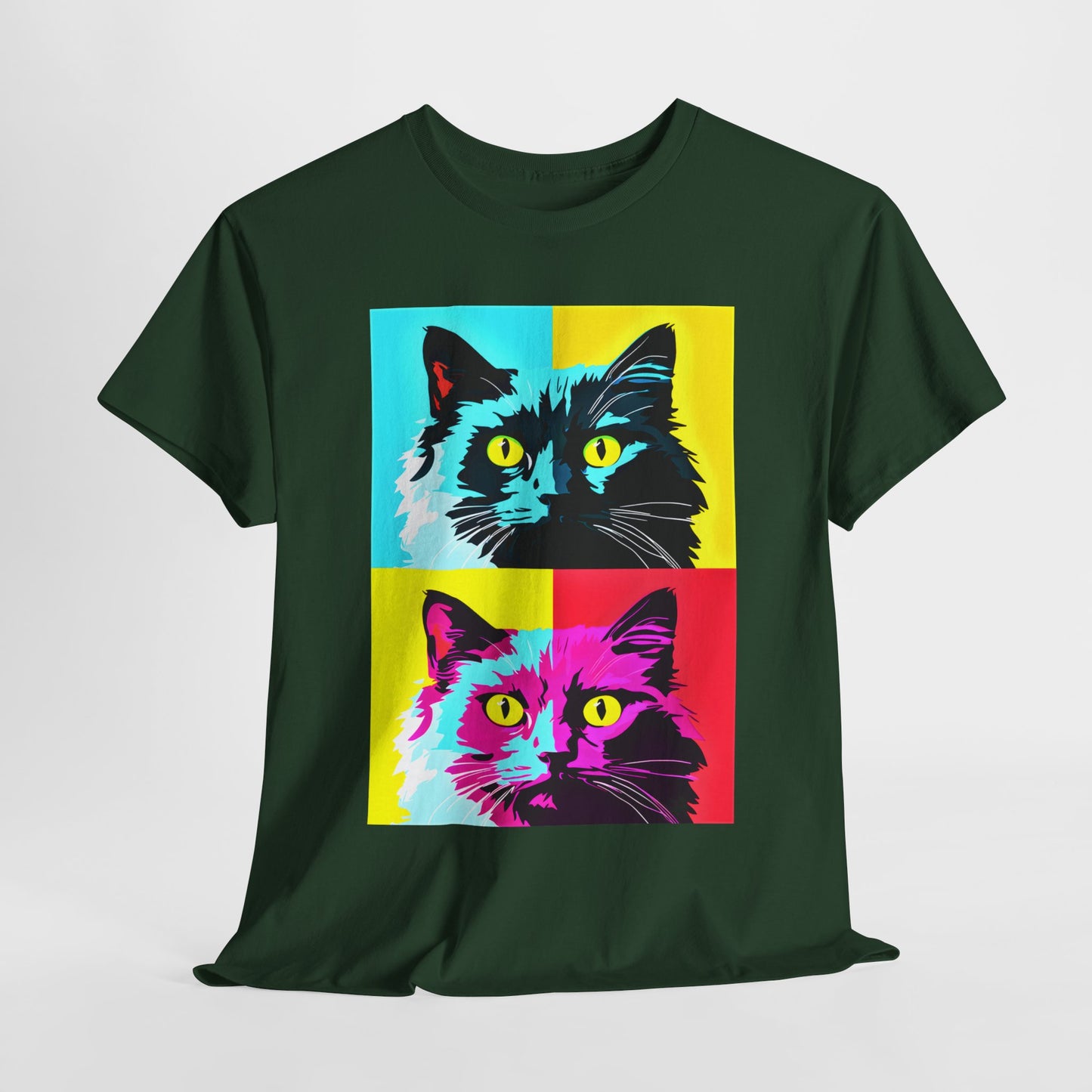 Warhol Style Pop-Art Cats T-shirt design