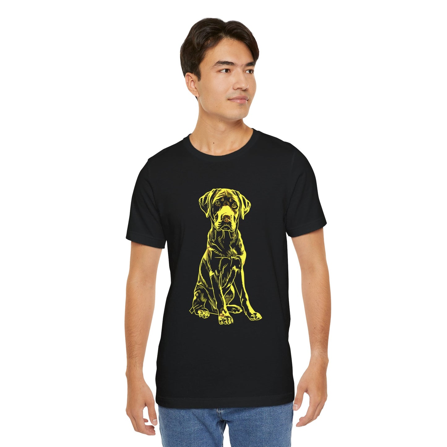 Golden Retriever Dog Line Art T-shirt design