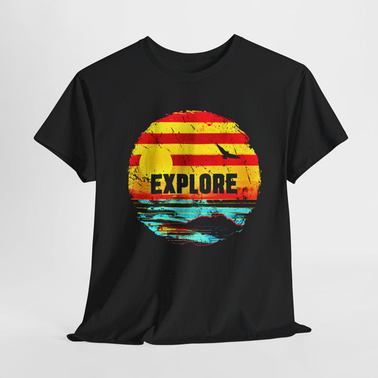 "Seaside Exploration T-Shirt - Coastal Adventure, Ocean Travel Graphic Tee"