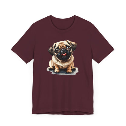 Funny Pug T-shirt design