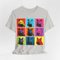 9 Andrew Warhol Style Cats T-shirt design