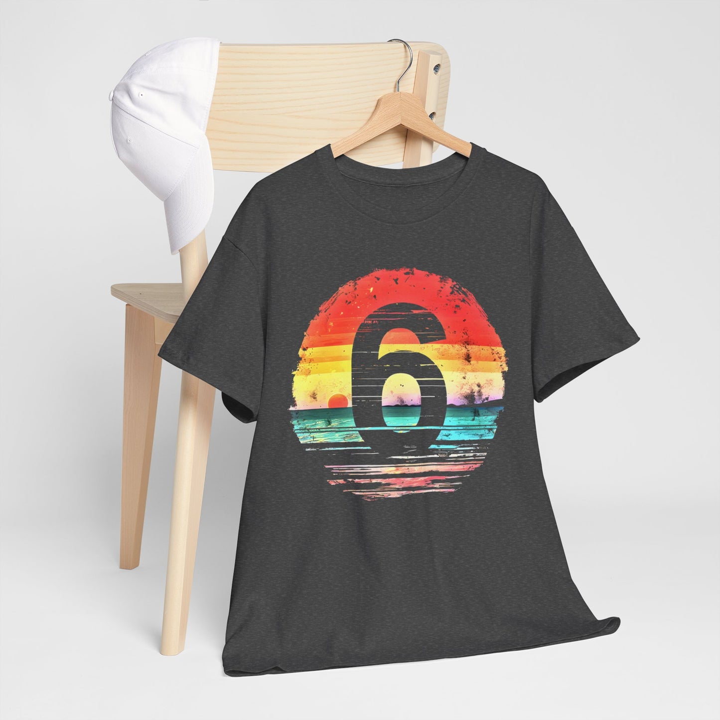 "Number 6 Graphic T-Shirt – Premium Cotton, Stylish & Comfortable Casual Wear for All"