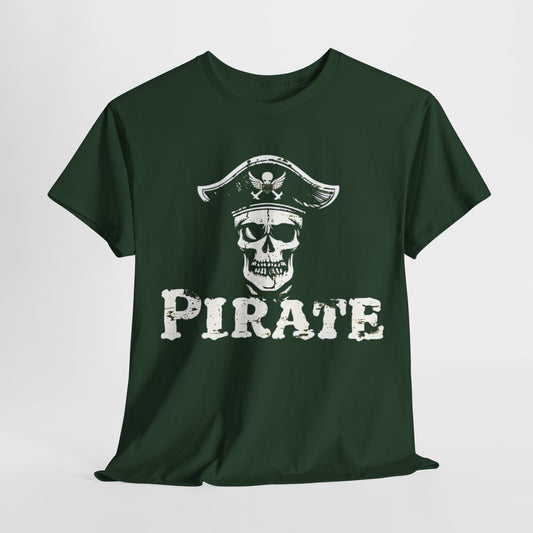 "Skull Captain Pirate" Maritime T-Shirt