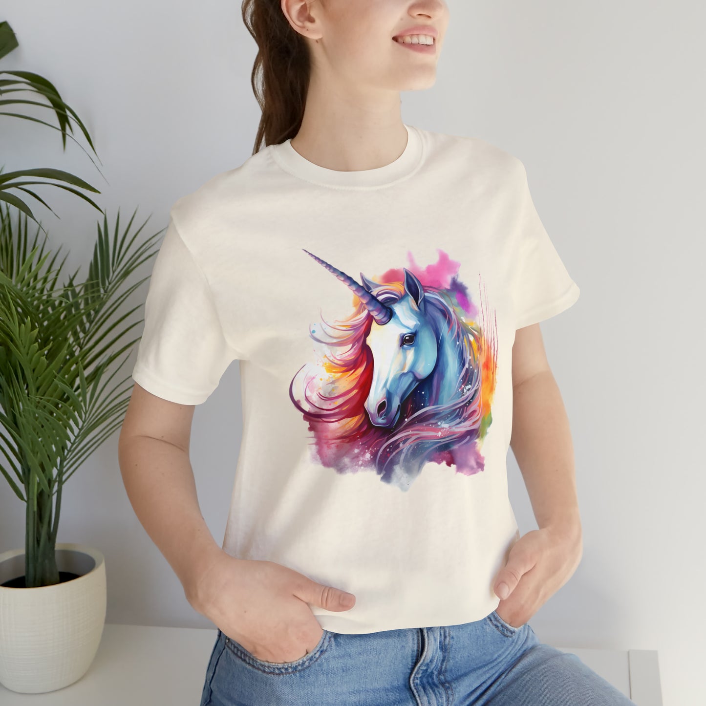 Horses and unicorns collection: Dreamy Unicorn Watercolor Design