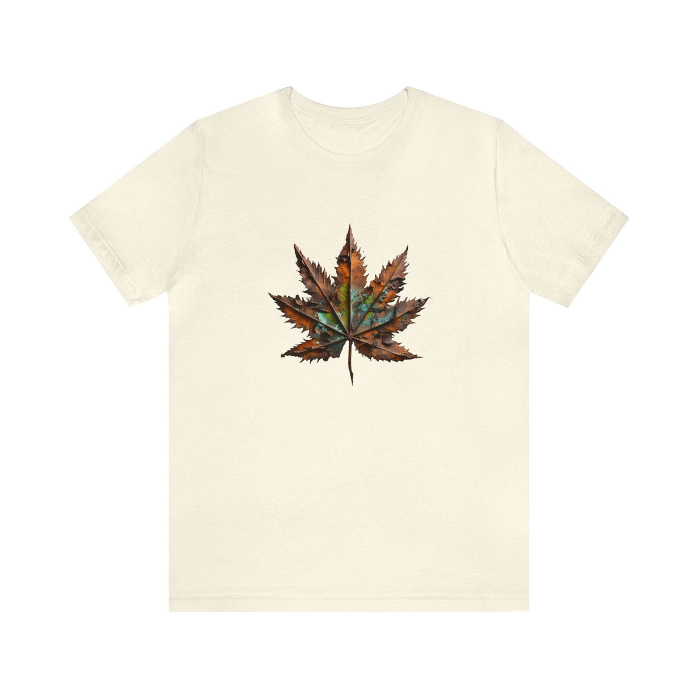 Cannabis art collection: Rusted metal cannabis leaf design