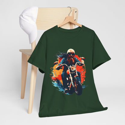 "Old Timer Bearded Biker" T-Shirt