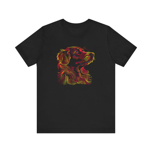 Linear Art Dog T-shirt design