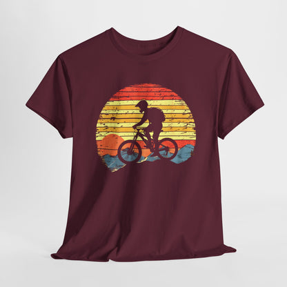 "Mountain Biking T-Shirt – Bold Trail Rider Graphic Tee for Adventure Seekers"