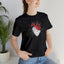 Hearts collection: Line Art Heart Triangular Design