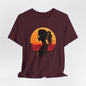 Palm Beach Sunset Girl T-shirt design