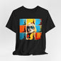 Blonde Girl Warhol Pattern T-shirt design