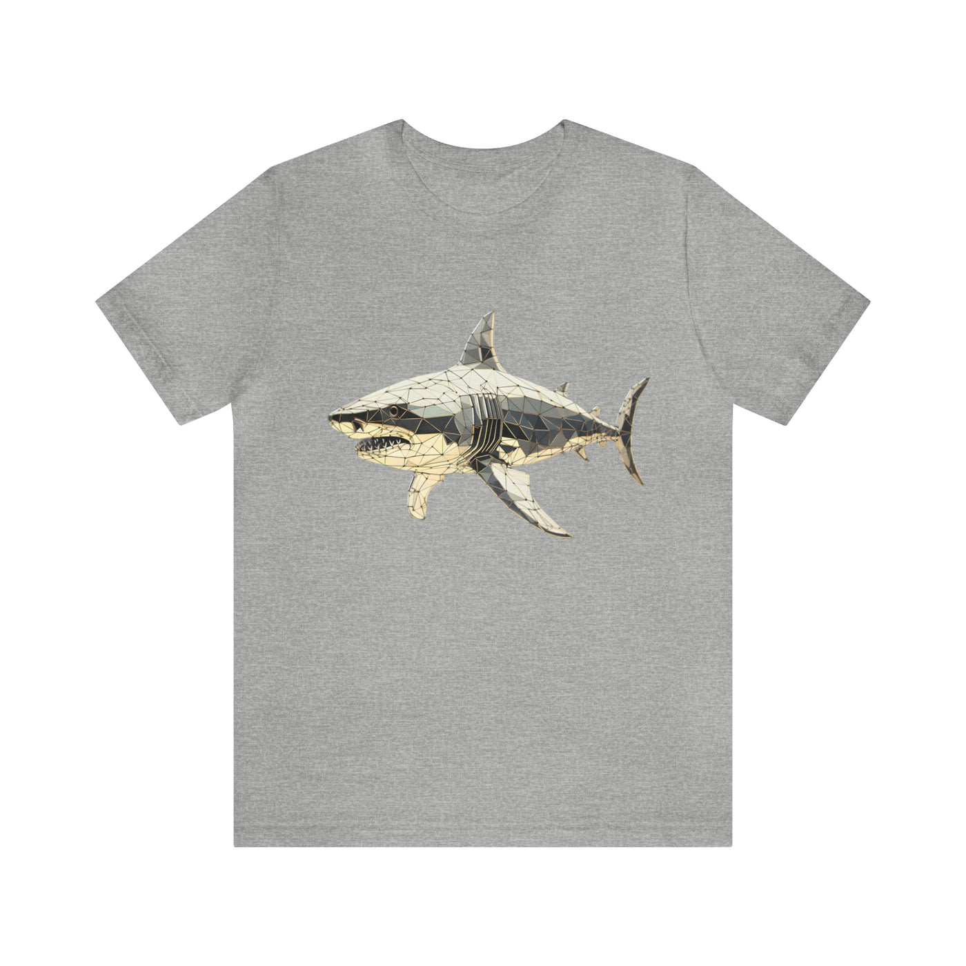 Fishy art collection: Shark triangulation design