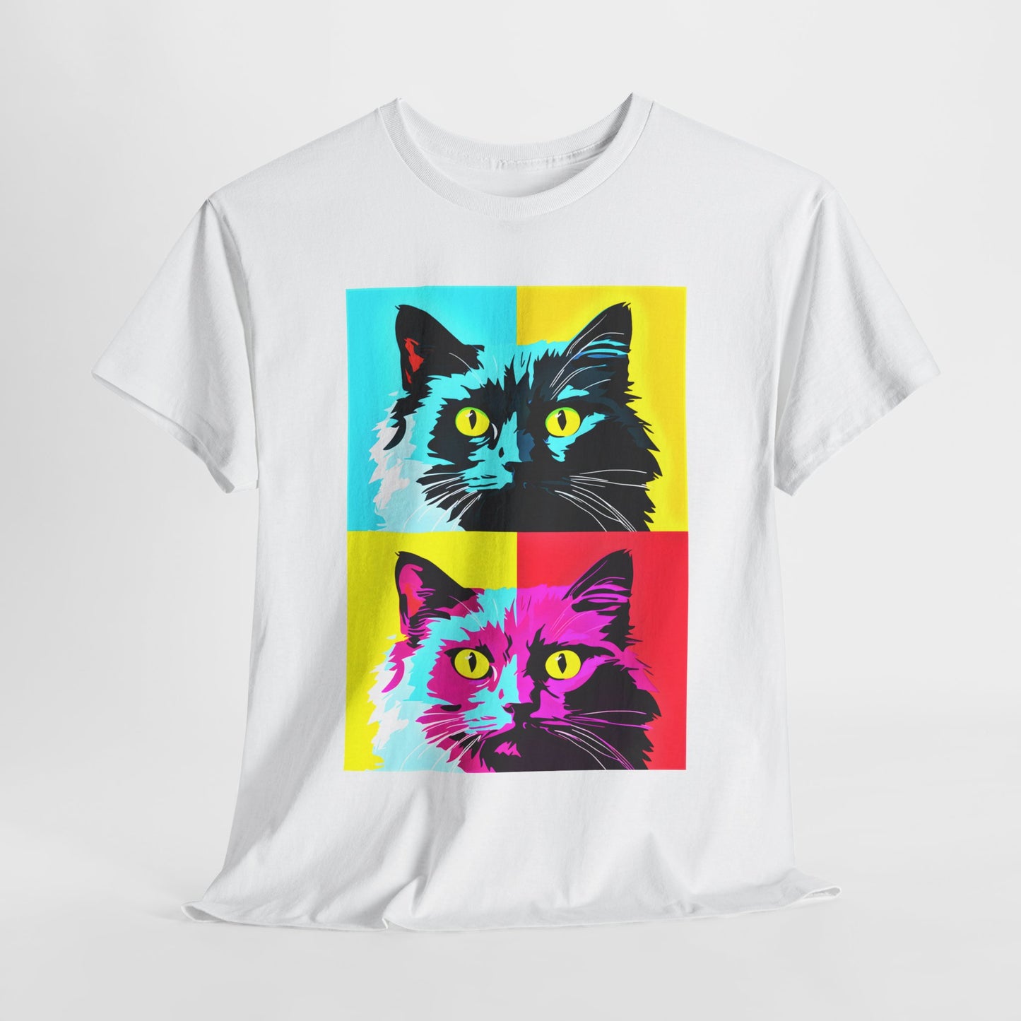 Warhol Style Pop-Art Cats T-shirt design