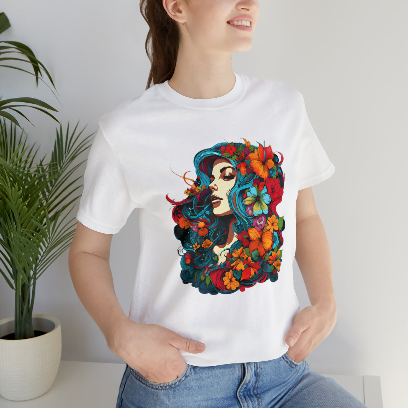 Flower power collection: Floral Girl in Colors