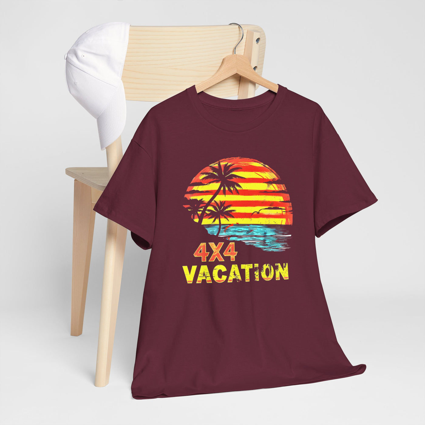 "4x4 Sunset Vacation Adventure T-Shirt – Ride Into the Horizon"