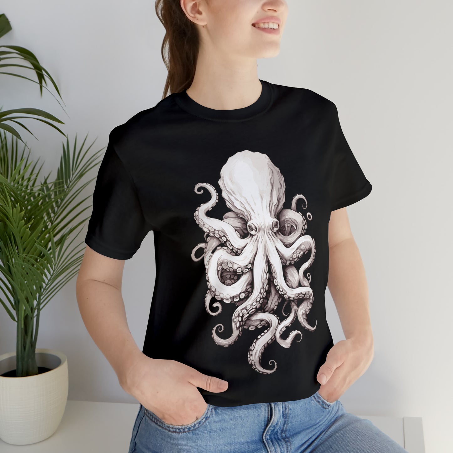 Animals collection: B&W Octopus