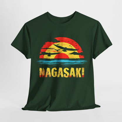 Nagasaki Sunset T-shirt – Cool Japanese Destination Graphic Tee