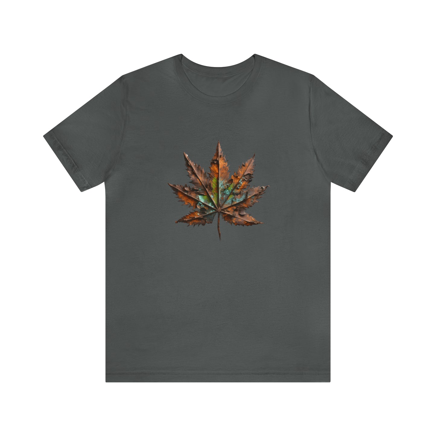 Cannabis art collection: Rusted metal cannabis leaf design