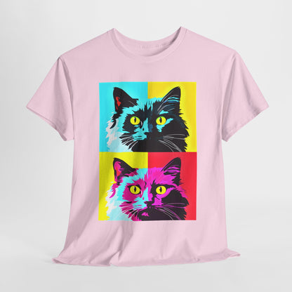 Warhol Style Pop-Art Cats T-shirt design