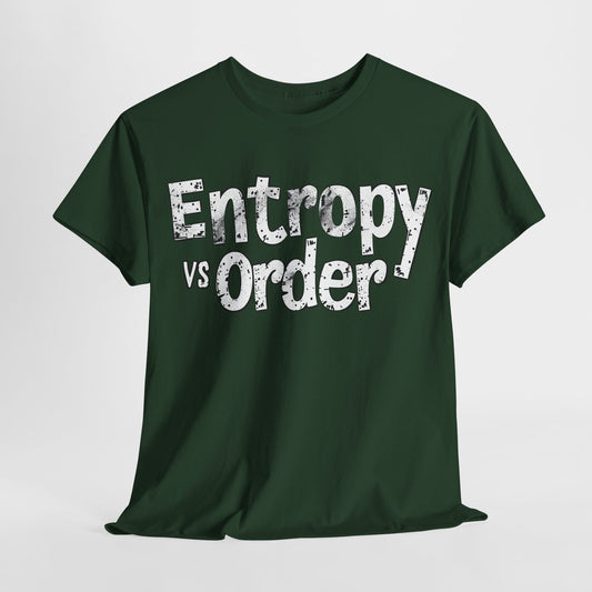 "Order and Entropy: STEM Physics T-Shirt"