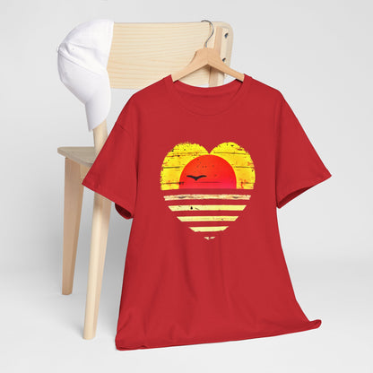 Sunset Heart T-shirt design