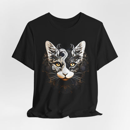 Black Cat Look T-shirt design