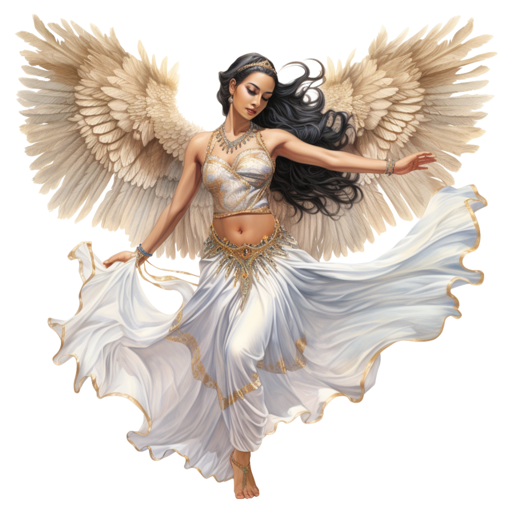 Power of dance collection: White Angel Dancer