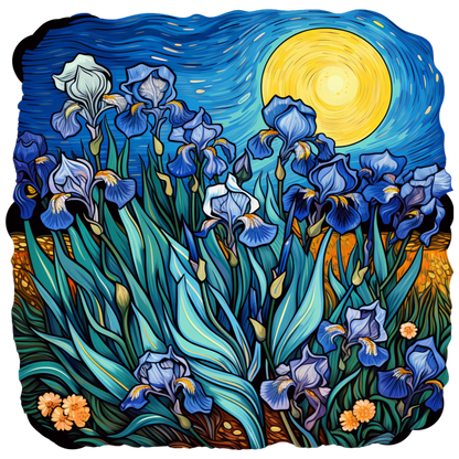 Van Gogh's style collection:  Irises