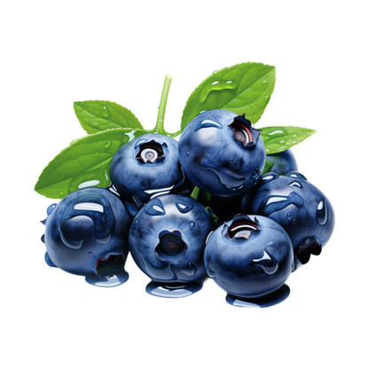 Sweet fruits collection: Blueberries pile